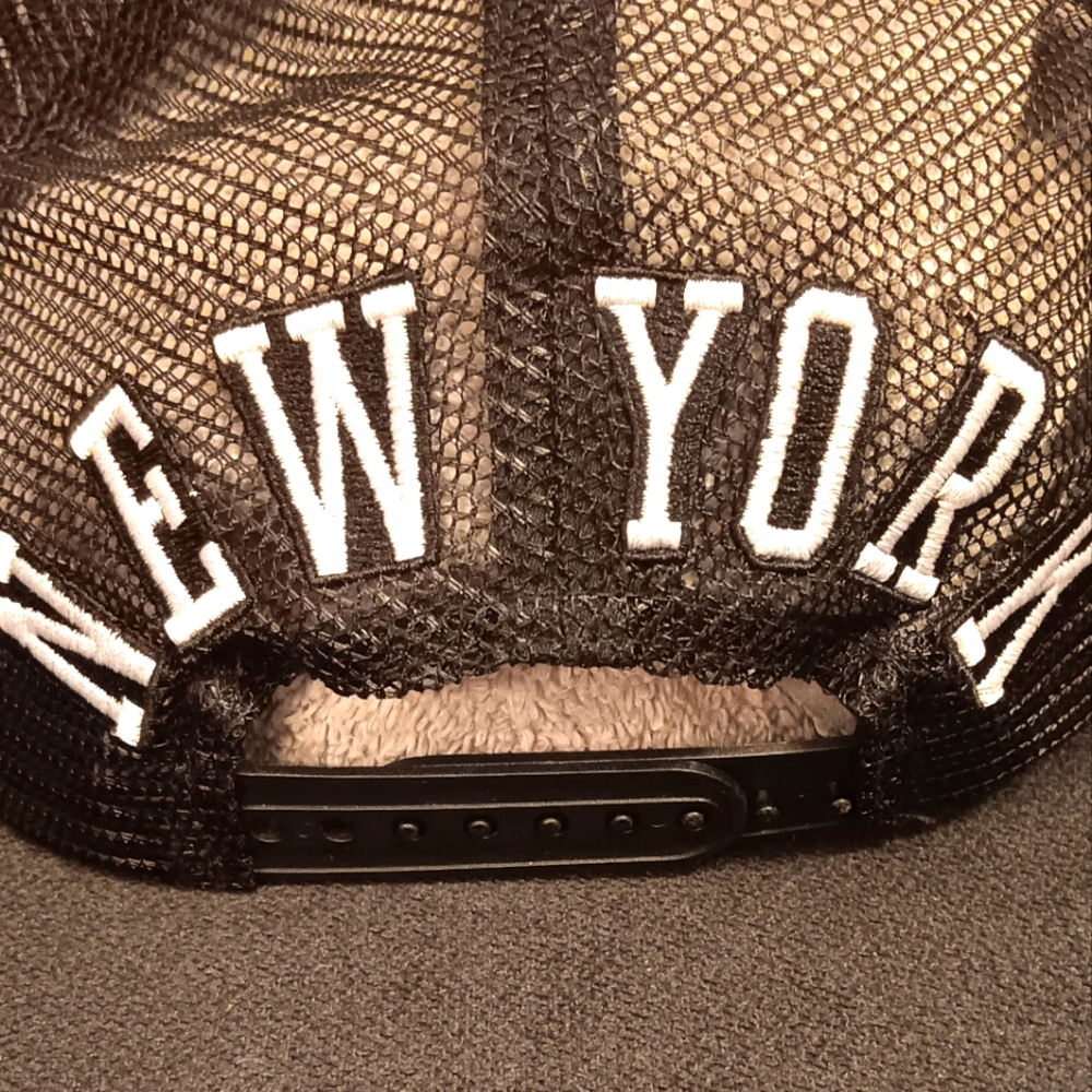 Black Mesh New York Cap